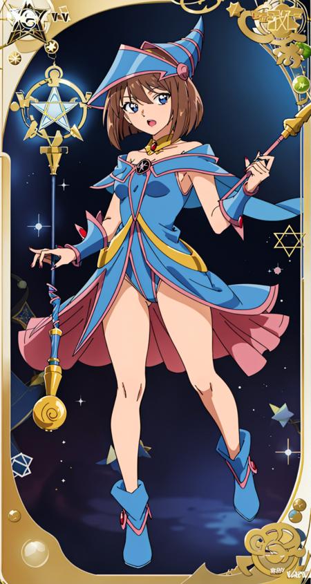 00800-98186266-haibaratv,dark magician girl, masterpiece, best quality, 1girl, brown hair, blue footwear, blue headwear,duel monster, hat, hexa.png